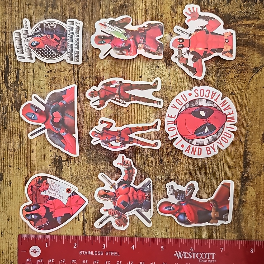 Deadpool Sticker Set - Picture 7 of 8